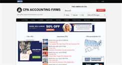 Desktop Screenshot of cpa-accounting-firms.com